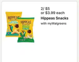 Walgreens Hippeas Snacks offer