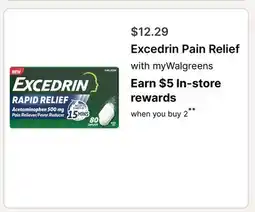 Walgreens Excedrin Pain Relief offer