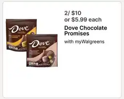 Walgreens Dove Chocolate Promises offer