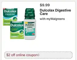 Walgreens Dulcolax Digestive Care offer