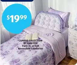 Aldi CAMPUS COLLECTION BY KIRKTON Twin XL or Full Reversible Comforter offer