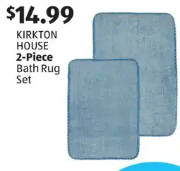 Aldi KIRKTON HOUSE 2-Piece Bath Rug Set offer