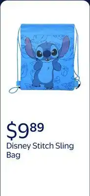Walmart Disney Stitch Eco Friendly Non Woven Sling Bag with Hangtag offer