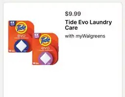 Walgreens Tide Evo Laundry Care offer