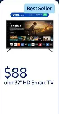 Walmart onn 32 Class 720P HD Powered by VIZIO Smart Television, 32S2V1 offer