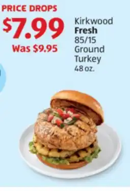Aldi Kirkwood Fresh 85/15 Ground Turkey offer