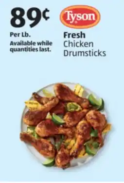 Aldi Tyson Fresh Chicken Drumsticks offer