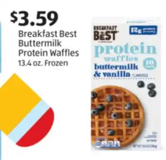 Aldi Breakfast Best Buttermilk Protein Waffles offer