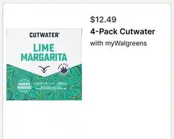 Walgreens 4-Pack Cutwater offer