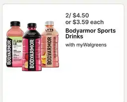 Walgreens Bodyarmor Sports Drinks offer