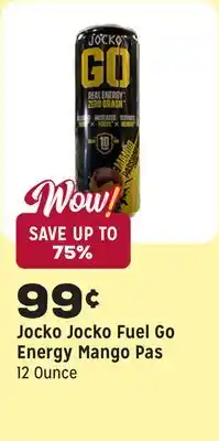 Grocery Outlet Jocko Fuel Go Energy Mango Pas offer