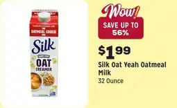 Grocery Outlet Oat Yeah Oatmeal Milk offer