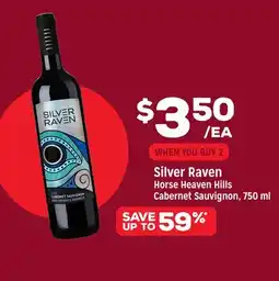 Grocery Outlet Silver Raven Horse Heaven Hills Cabernet Sauvignon offer
