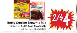 Foodmaxx Betty Crocker Brownie Mix or Old El Paso Taco Shells offer