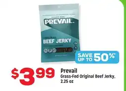 Grocery Outlet Prevail Grass-Fed Original Beef Jerky offer
