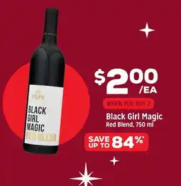 Grocery Outlet Black Girl Magic Red Blend offer