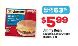 Grocery Outlet Jimmy Dean Sausage, Egg & Cheese Biscuit offer