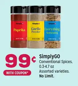 Grocery Outlet SimplyGO Conventional Spices offer