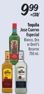 El Super Tequila Jose Cuervo Especial offer