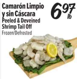 El Super Peeled & Deveined Shrimp Tail Off offer