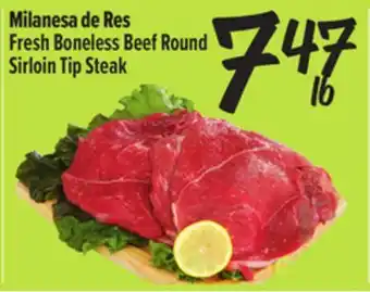 El Super Fresh Boneless Beef Round Sirloin Tip Steak offer