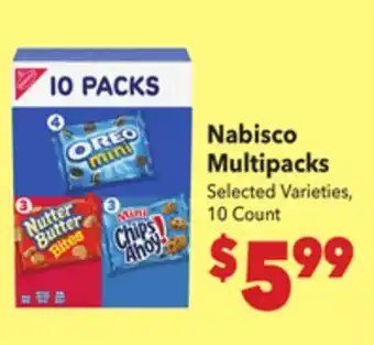 Vallarta Supermarkets Nabisco Multipacks offer