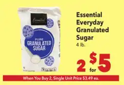 Vallarta Supermarkets Essential Everyday Granulated Sugar offer