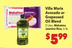 Vallarta Supermarkets Villa Maria Avocado or Grapeseed Oil Blend offer