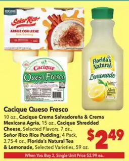 Vallarta Supermarkets Cacique Queso Fresco offer