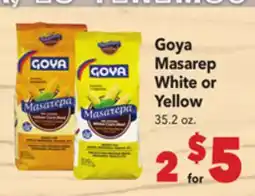 Vallarta Supermarkets Goya Masarep White or Yellow offer