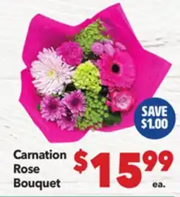 Vallarta Supermarkets Carnation Rose Bouquet offer