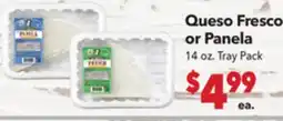Vallarta Supermarkets Queso Fresco or Panela offer