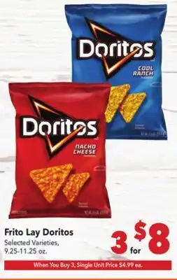 Vallarta Supermarkets Frito Lay Doritos offer