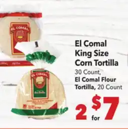 Vallarta Supermarkets El Comal King Size Corn Tortilla offer