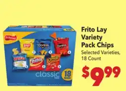 Vallarta Supermarkets Frito Lay Variety Pack Chips offer