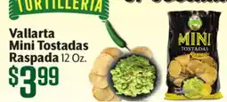 Vallarta Supermarkets Vallarta Mini Tostadas Raspada offer