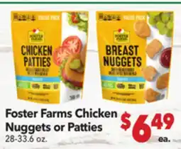 Vallarta Supermarkets Foster Farms Chicken Nuggets or Patties offer