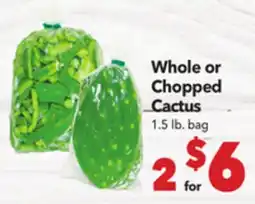 Vallarta Supermarkets Whole or Chopped Cactus offer
