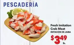 Vallarta Supermarkets Fresh Imitation Crab Meat / IMITACION DE JAIBA offer