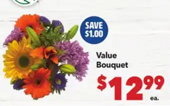 Vallarta Supermarkets Value Bouquet offer