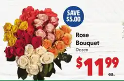 Vallarta Supermarkets Rose Bouquet offer