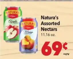 Vallarta Supermarkets Natura's Assorted Nectars offer