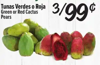 El Super Fresh Green or Red Cactus Pears offer