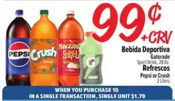 El Super Fresh Refrescos Pepsi or Crush offer