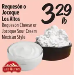 El Super Fresh Requesón Cheese or Jocoque Sour Cream offer