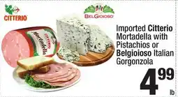 Super King Markets Imported Citterio Mortadella with Pistachios or Belgioioso Italian Gorgonzola offer