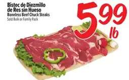 El Super Fresh Boneless Beef Chuck Steaks offer