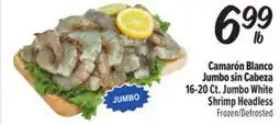 El Super Fresh Jumbo White Shrimp Headless offer
