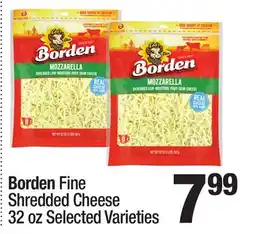 Super King Markets Borden Fine Shredded Cheese offer
