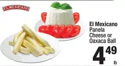 Super King Markets El Mexicano Panela Cheese or Oaxaca Ball offer